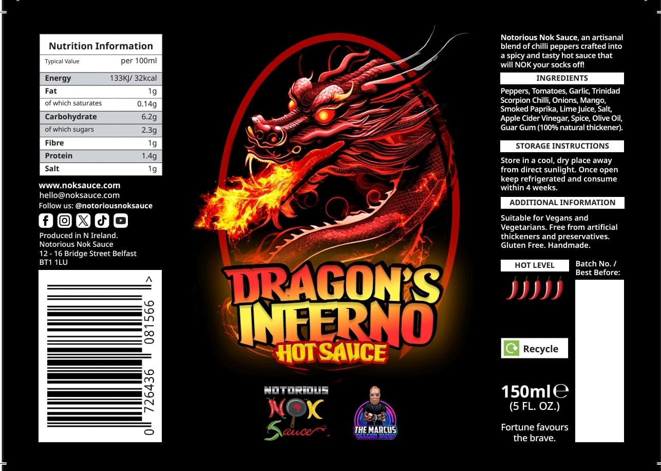 Dragon's Inferno - Heat Level 5 ๐ถ๐ถ๐ถ๐ถ๐ถ