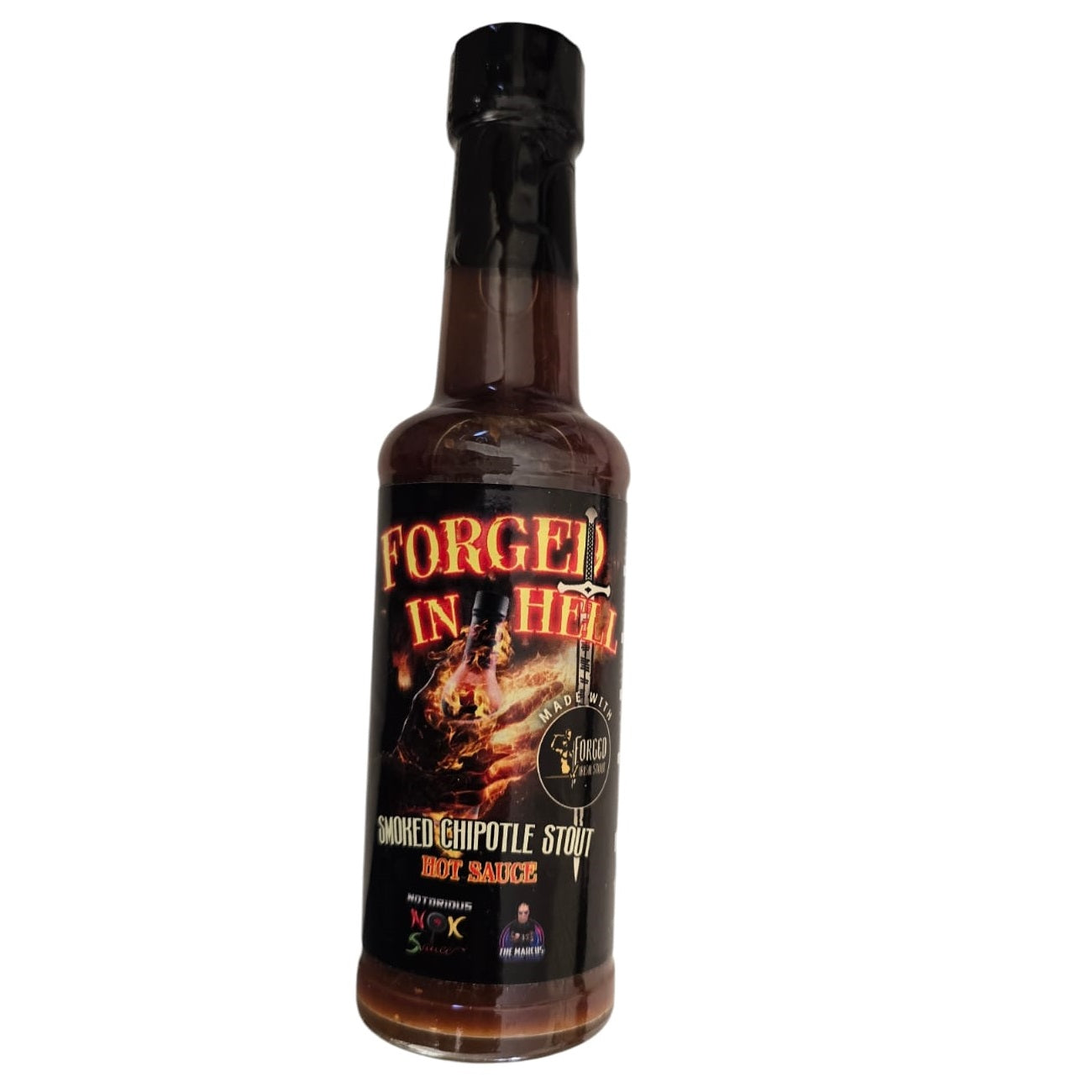 Forged In Hell Smoked Chipotle Stout - Heat Level 3 ๐ถ๐ถ๐ถ