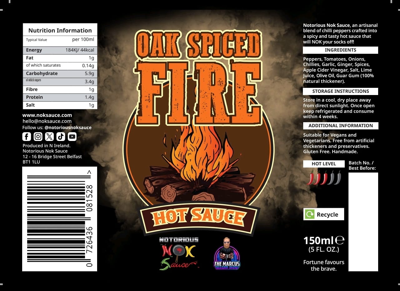 NOK Sauce Oak SPiced Fire