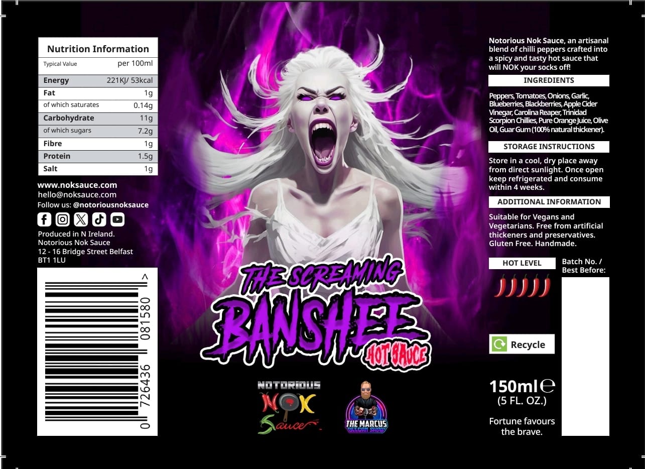 The Screaming Banshee - Heat Level 5 ๐ถ๐ถ๐ถ๐ถ๐ถ